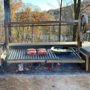 Parrilla <span class=keywords><strong>Argentina</strong></span> Moderna <span class=keywords><strong>de</strong></span> Acero Inoxidable para Más <span class=keywords><strong>de</strong></span> 5 Personas con Encendido Electrónico, Dispositivo <span class=keywords><strong>de</strong></span> Seguridad contra Llamas y Diseño Metálico Duradero - Product Image 5