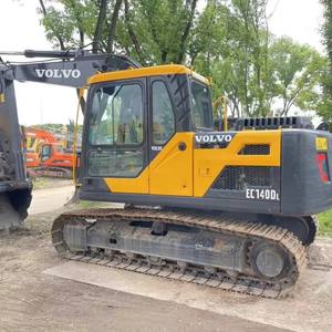 Excavatrice sur chenilles d'occasion de 14 tonnes en bon état, moteur d'origine, modèle VOLVO EC140D 2021, composants principaux PLC, prix bas - Product Image 2