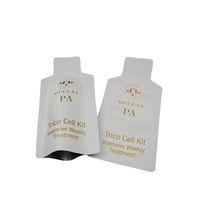 Emballage de sachet pour boisson énergétique liquide en forme personnalisée, emballage de sachet pour poudre de protéines