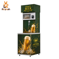 Distributeur automatique intelligent de bière en libre-service avec système de paiement par carte, distributeur de bière pression, haute rentabilité, distributeur de bière 24h/24