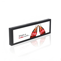 Écran LCD publicitaire étiré HD de 8,8 pouces sous Android 11.0 pour affichage de signalisation de pièce et panneau tactile de contrôle d'accès