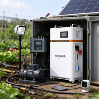 Batterie LiFePO4 empilable YUTANDA 12000 cycles 51,2 V 15 kW 16 kWh pour stockage solaire domestique et alimentation de toute la maison