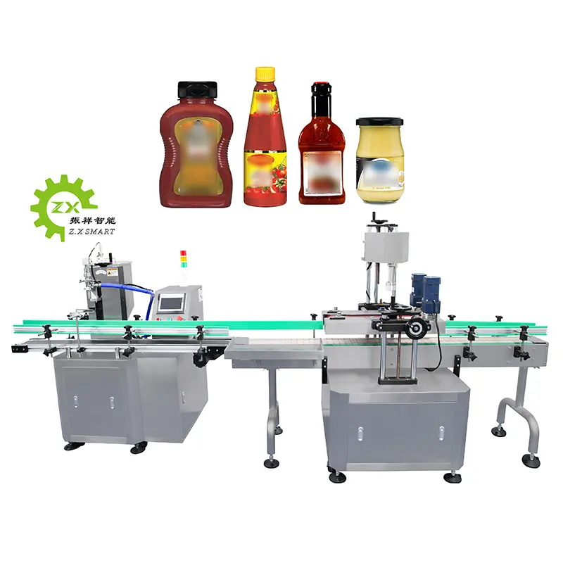 Zxsmart Met Verwarmde Staaf Automatische Saladedressing Chilisaus Tomatenketchuppasta Vulmachine