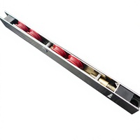 Roulette réglable pour porte et fenêtre en PVC, roulement à gorge à quatre roues en acier inoxydable pour cadre coulissant