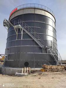 Bể lên men khí sinh học kỵ khí, bể thép phun sơn tĩnh điện, công nghệ chống ăn mòn mới để xử lý rơm rạ thải thực vật, cần bán - Product Image 5