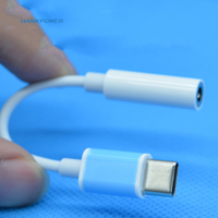 Adaptateur de prise casque 3,5 mm, adaptateur audio USB-C Type-C vers 3,5 mm