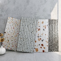 Carreaux muraux en céramique tout-porcelaine à motifs ondulés mats 300x600mm, style terrazzo, pour cuisine et salle de bain nordiques, carreaux de sol Macaron antidérapants