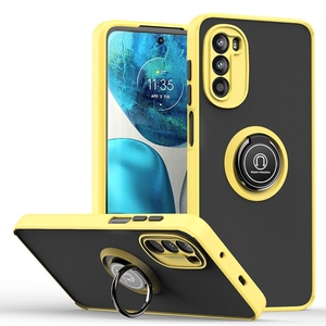 Funda de Silicona con Anillo para <span class=keywords><strong>Motorola</strong></span> <span class=keywords><strong>Moto</strong></span> G52 <span class=keywords><strong>G22</strong></span> G31 G6 G60S E5 E6 STYLUS GLPY G Power FAST ELE PLUS, Carcasa Rígida de PC - Product Image 1