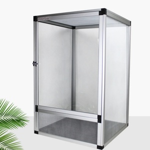 Hot Selling Eco-Friendly <b>for</b> Transparent Acrylic Reptile Terrarium <b>for</b> <b>Chameleons</b> and Butterflies <b>for</b> Home/Office/Shop Use - Product Image 6