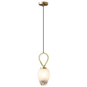 Lampe suspendue à tête unique pour salon, salle à manger, hôtel, chambre à coucher, chambre d'amis, table d'appoint, lampe de chevet, lustre, luminaire suspendu - Product Image 1