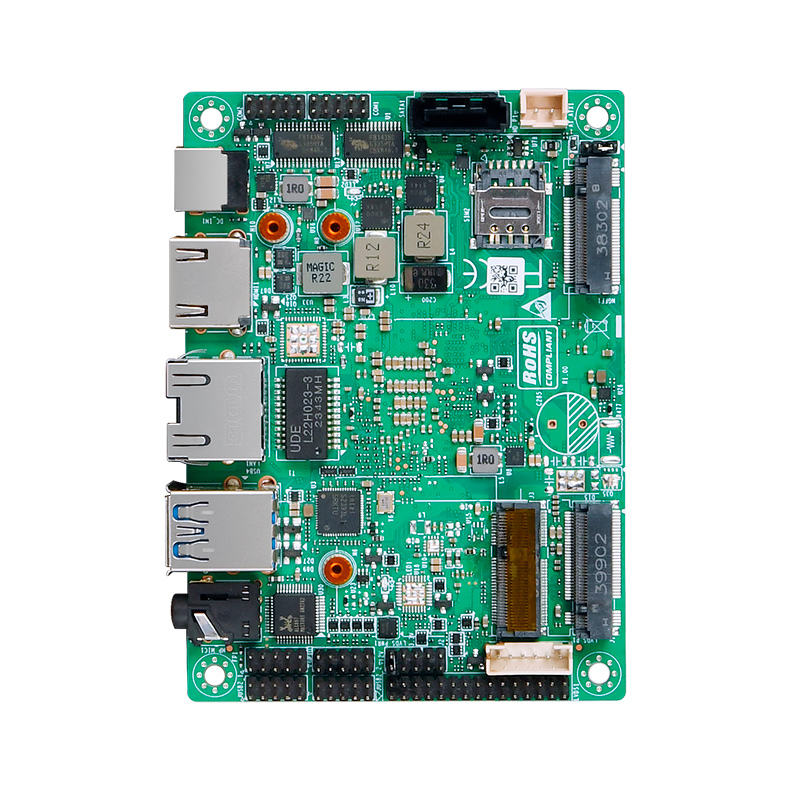 N100 N305 Motherboard 12th Gen Intel Alder Lake-N DDR5 2*Com LVDS Linux X86  POE 100x72mm Embedded PC MINI Mainboard 16GB RAM