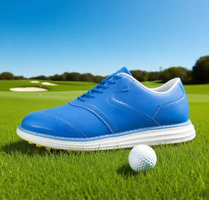 <span class=keywords><strong>Chaussures</strong></span> <span class=keywords><strong>de</strong></span> <span class=keywords><strong>golf</strong></span> en cuir imperméables professionnelles pour hommes baskets d'extérieur antidérapantes-Wholesale Supply - Product Image 4