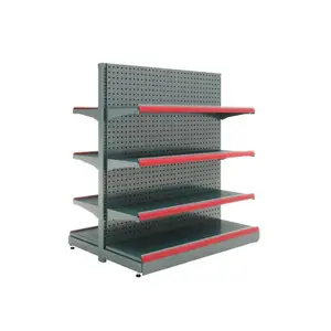 Supermarket Shelves Convenience Store Display Stands Snacks Goods Stationery Store Hooks Canteens Single Side Wall Shelves