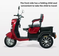 Véhicule électrique à trois roues 72V 1500W neuf, prix compétitif, chargeur intelligent, moteur puissant, scooter pour personnes âgées
