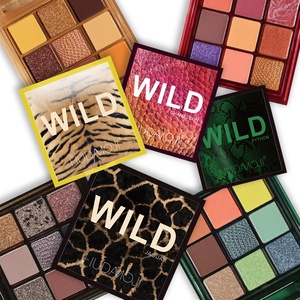 Paleta de sombras de ojos mate con purpurina de 9 colores MOQ bajo pigmento de brillo impermeable metálico luminoso para <span class=keywords><strong>paletas</strong></span> de sombras de ojos Maquiagem - Product Image 1