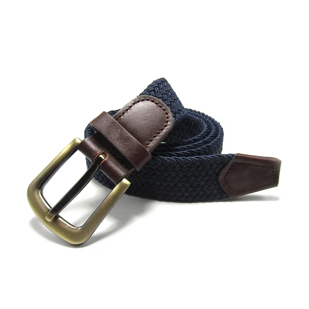 Wholesale Custom Weave Stretch Belt Braided Elastic Belt For Women Waist