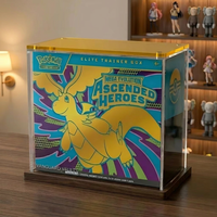 Boîte de rangement magnétique en acrylique coloré écologique moderne pour cartes Pokémon TCG Elite Trainer, personnalisable, toutes couleurs, protection UV à 99 %