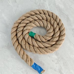 Denizcilik Manila Halatı 3 Katlı Bükümlü Sisal Jüt Halat Pilot Merdiveni Gemi Çekme 20mm 22mm Kenevir Halat - Product Image 4