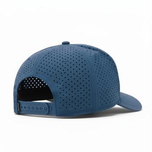 Gorra de Béisbol Clásica de 5 Paneles, Impermeable, con Parche de Goma, Orificios Cortados con Láser, Cierre a Presión, Estructurada, para Deportes al Aire Libre, Personalizable OEM - Product Image 3