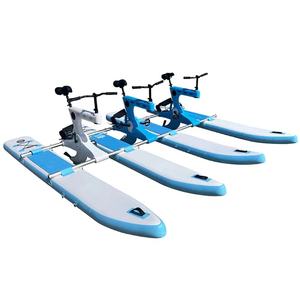 Precio bajo de fábrica, bicicleta de agua inflable, entretenido, bote de Pedal de agua inflable, catamarán - Product Image 1