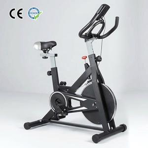Bicicleta <span class=keywords><strong>de</strong></span> <span class=keywords><strong>Spinning</strong></span> Comercial VIGFIT con Volante <span class=keywords><strong>de</strong></span> Inercia <span class=keywords><strong>de</strong></span> 15 kg y Manillar y Asiento Ajustables para Gimnasio, Bicicleta <span class=keywords><strong>de</strong></span> Ejercicio Profesional - Product Image 1