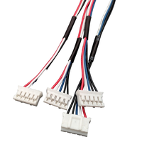Kabel Harness Berkualitas Tinggi 2 4 6 Pin JST XH SH ZH Molex dengan Pitch 1.0/1.5/2.0/2.5, Perakitan Kabel Papan, Konektor Elektronik