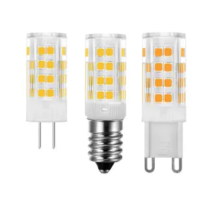 G9 bohlam Led dapat diredupkan, setara Halogen tidak berkedip untuk tempat lilin 5W 6W 7W 9W 12W 12V 110V 220V 85-265V