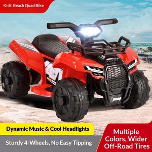 Voiture électrique tout-terrain pour enfants, buggy de plage en plastique à quatre roues, véhicule à batterie rechargeable pour les enfants de 2 à 6 ans - Product Image 4