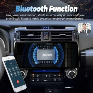 สำหรับ Toyota 4Runner ปี 2009-2019 หน้าจอแอนดรอยด์ เครื่องเล่นมัลติมีเดียในรถยนต์ เครื่องเล่นวิดีโอ สเตอริโอ ระบบนำทาง GPS รองรับ Carplay เครื่องเสียงติดรถยนต์ วิทยุในรถยนต์ - Product Image 6
