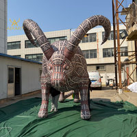 Mascotte gonflable géante et durable d'antilope, yak ou taureau pour la décoration de scène de concert, ballon animal ancien gonflable