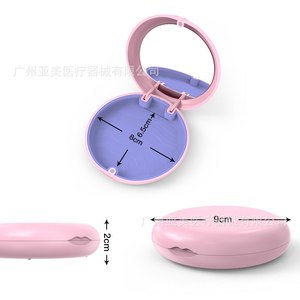 Boîte de rangement portable pour prothèses dentaires, étui invisible magnétique pour prothèses dentaires avec miroir pour appareils dentaires, accessoire de thérapie orale - Product Image 5