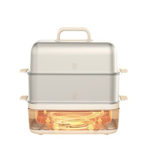 Dingdang Stainless Steel Electric Steamer 3-Layer 10L+ Large Capacity Multi-Function Steaming Cooking Stewing Hot Pot - Product Image 4