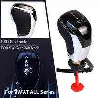 Boutons de levier de vitesses LED pour VW Tiguan Polo Seat Leon MK6 MK7 Jetta MK6 pour AUDI A6 C7 A5 Q5 Q7 S5 Accessoires intérieurs de voiture