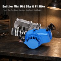 Moteur de moto 47cc à démarrage manuel, 2 temps, allumage CDI, boîtier en aluminium pour mini motocross, fournitures pour fabricants de motos