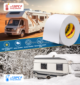 Ruban d'étanchéité imperméable blanc, stoppe les fuites rapidement et reste scellé, adhère aux camping-cars, aux toits, aux piscines, aux bateaux, aux gouttières, conçu pour les conditions météorologiques difficiles - Product Image 4