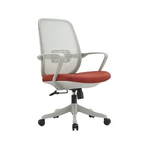 Free Sample Swivel Computer Chair Comfortable Executive Chaises De Bureau Ergonomic Mesh White Office Chair