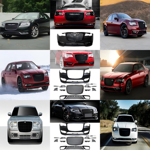 Pour <span class=keywords><strong>Chrysler</strong></span> <span class=keywords><strong>300c</strong></span>, Kit carrosserie de mise à niveau KENSTY comprenant : Lame de pare-chocs avant, Aileron arrière, Jupes latérales, Spoiler de voiture, Ailes, Capots - Product Image 3