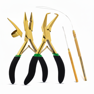 Pince d'extension de microbilles Whole I Tip Extension Case Bride Sectioning Ring-Outils d'extension de cheveux pour une utilisation en salon - Product Image 1