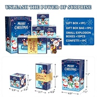 Kotak Hadiah Natal Kertas 2026, Kotak Hadiah Natal Kreatif, Hadiah Hari Valentine Kreatif