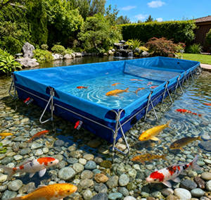 Cadre de renfort diagonal de tuyau galvanisé en PVC 25200L-Support stable pour réservoir d'eau d'aquaculture/<span class=keywords><strong>piscine</strong></span> de pisciculture - Product Image 4