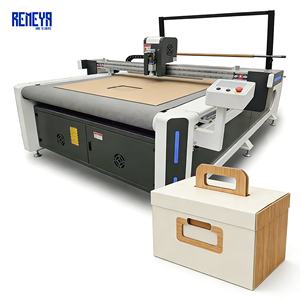 Machine à découper le papier REMEYA pour la fabrication de boîtes en carton ondulé, couteau en V multi-cannelures, motorisée, largeur de travail de 1600 mm - Product Image 1