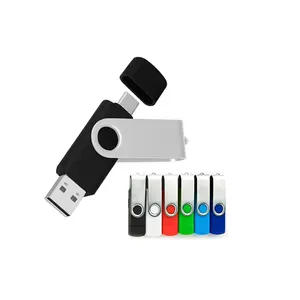 32GB 16GB 8 GB 4GB מתכת עט כונן Pendrive 128 64 32 16 8 GB USB פלאש זיכרון סוג C USB מקל USB דיסק און קי