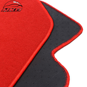 Tapis de sol pour Acura RSX 02-06, tapis de voiture avant et arrière en velours rouge, 4 pièces - Product Image 5