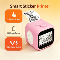 Mini imprimante intelligente à commande vocale Wi-Fi Direct AI pour impression instantanée de photos, mini imprimante thermique, jouets éducatifs pour enfants