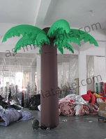 Modèle d'arbre gonflable en PVC imperméable sur le thème de la palmier hawaïen pour fêtes