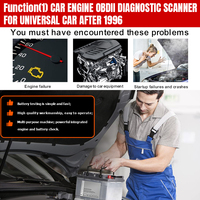 Escáner Automotriz KONNWEI KW851, Dispositivo de Reinicio de Luz de Servicio de Aceite, Herramienta de Diagnóstico OBD2 de 12V, Garantía de 12 Meses para Autos Universales