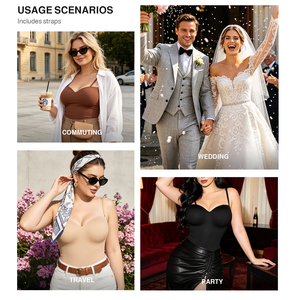 Waistdear Wholesale Women <strong>Strapless</strong> Push up <strong>Bodysuit</strong> Underwire Tummy Control Bridal <strong>Shapewear</strong> for Wedding Dress - Product Image 6