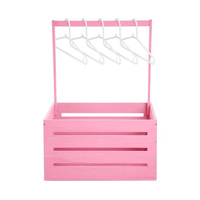 Panier de rangement en bois pour bébé avec poignée, idéal pour la réception de bébé, la révélation du sexe, la grossesse et les nouveaux parents