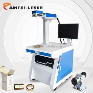 เครื่องเลเซอร์ไฟเบอร์ Mopa ราคาขายส่งจาก JUNFEI สำหรับธุรกิจงานแกะสลักขนาดเล็ก 20 30 50 100 วัตต์ แผ่นอะลูมิเนียมสำหรับโลหะ พีวีซี พีซี - Product Image 2