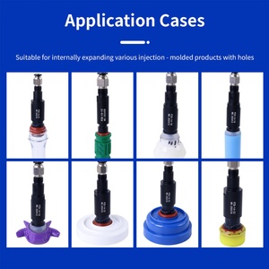 Pneumatic Robot Gripper PZG10 <b>Mini</b> Expansion <b>Clamp</b> for Injection Molding Machine Molded Part Take Out Silicone Cylinder Head - Product Image 3